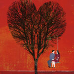 Copertina per “The Little Big Book of Love”, pubblicato da Rizzoli. Una rappresentazione visiva leggera ma significativa delle molteplici forme dell'amore.cover for The big small book of love