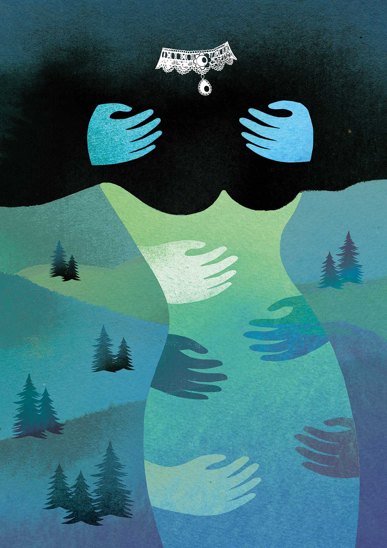 illustration about the daily lives of prostitutes in the adirondack region