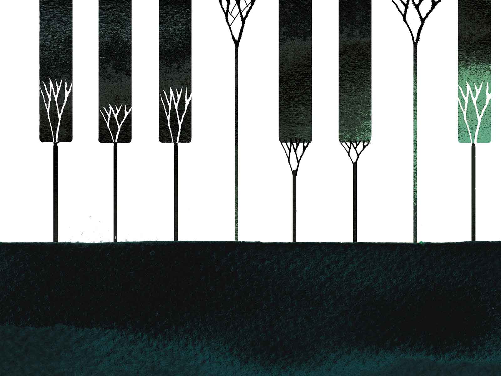 The forest piano