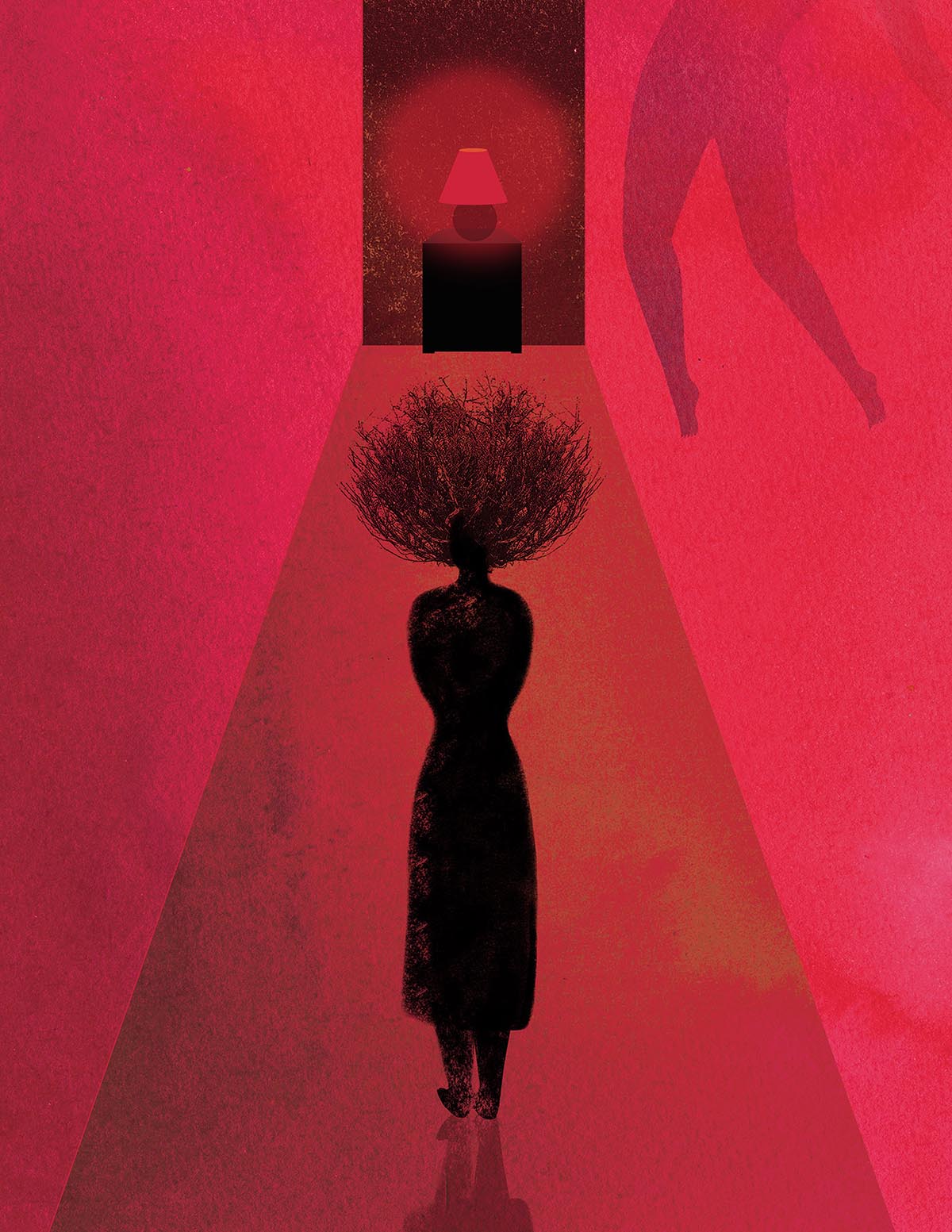 illustration about ghost stories and lingering memory in the region