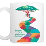 Tazza illustrata Fondazione Corti Insieme si va più lontano Africa solidarietà