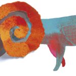 segno zodiacale ariete disegnato da anna godeassi