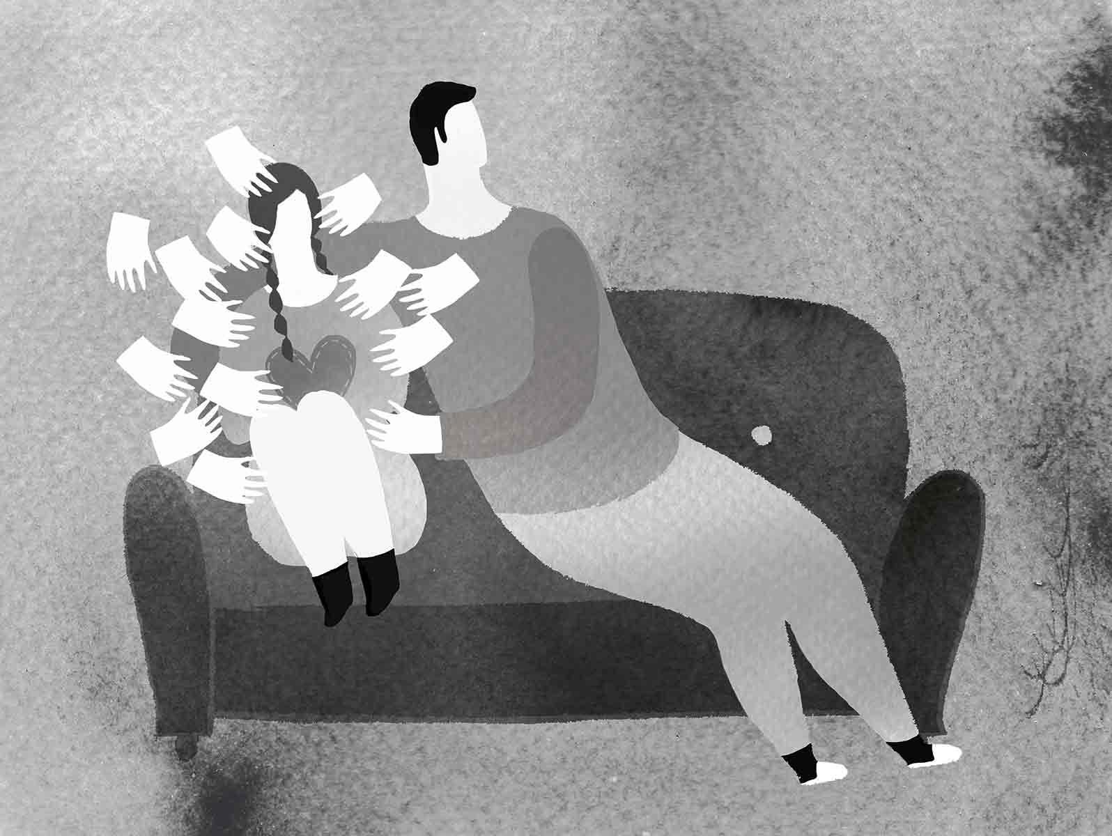 Illustrated children’s book about a daughter and her overprotective father
