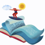 GIFs and illustrations about the best summer books to read