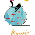 segno zodiacale acquario illustrato