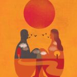illustration_love_sunset
